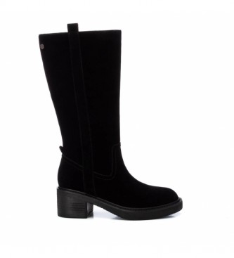 Carmela Leather boots 068034 black -5 cm heel