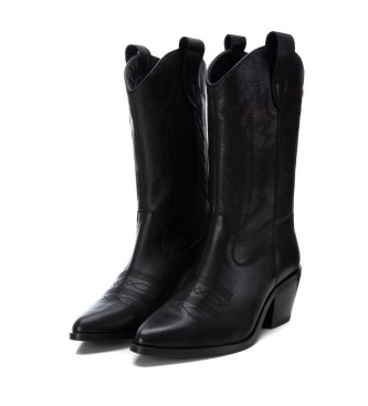 Carmela Leather Boots 161774 black