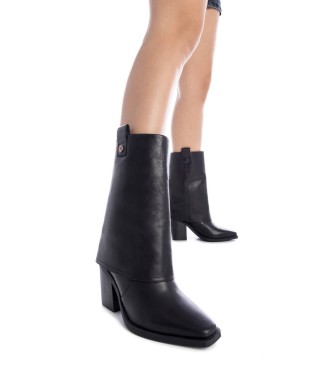 Carmela Bottines en cuir 161877 noir