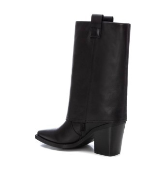 Carmela Bottines en cuir 161877 noir