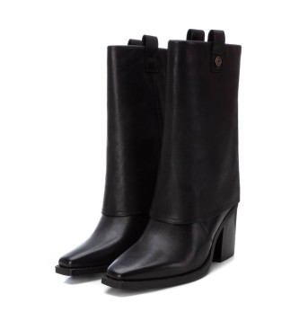 Carmela Bottines en cuir 161877 noir