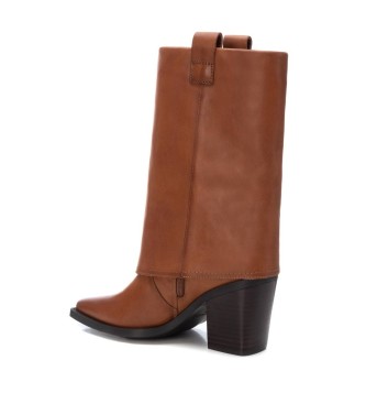 Carmela Bottes en cuir 161877 Marron