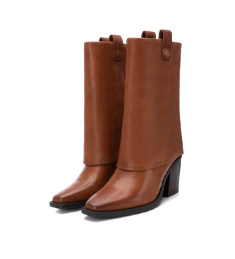 Carmela Bottes en cuir 161877 Marron