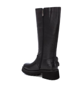 Carmela Bottes en cuir 161929 Noir