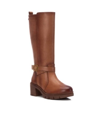 Carmela Bottes en cuir 161976 Marron