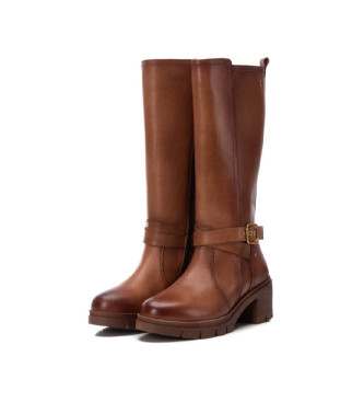 Carmela Leather boots 161976 Brown