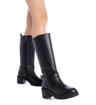 Carmela Bottes en cuir 161976 Noir