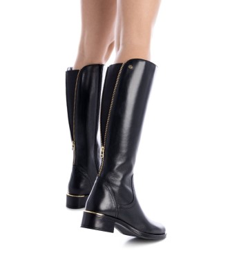 Carmela Bottes en cuir 162018 noir