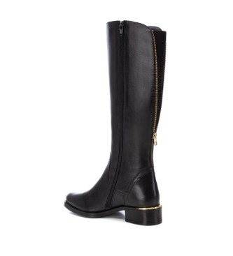 Carmela Botas de couro 162018 preto