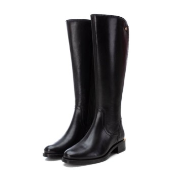 Carmela Botas de couro 162018 preto