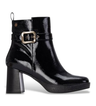 Carmela Bottines en cuir 162533 noir