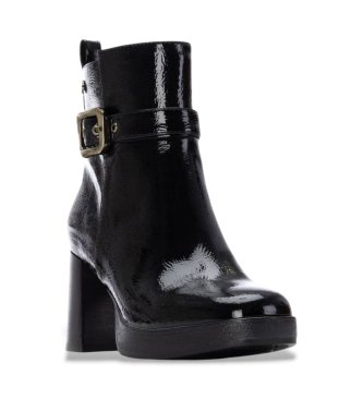 Carmela Bottines en cuir 162533 noir
