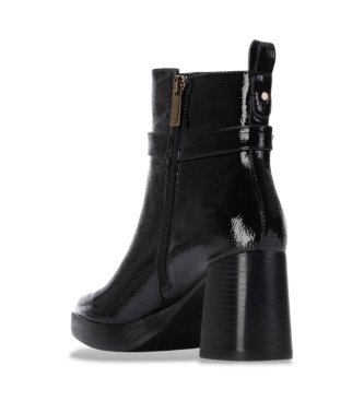Carmela Bottines en cuir 162533 noir