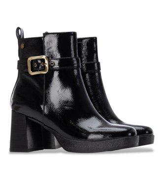 Carmela Bottines en cuir 162533 noir