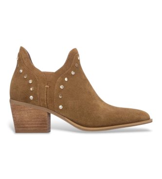 Carmela Bottines en cuir 163147 marron