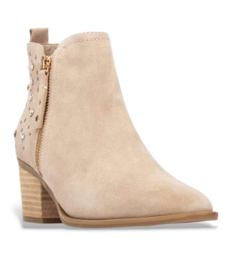 Carmela Bottines en cuir 163151 marron