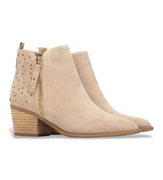 Carmela Bottines en cuir 163151 marron