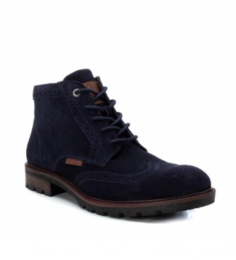 Carmela Leather boots 067523 marine