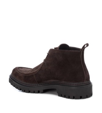 Carmela Bottines en cuir 161211 marron