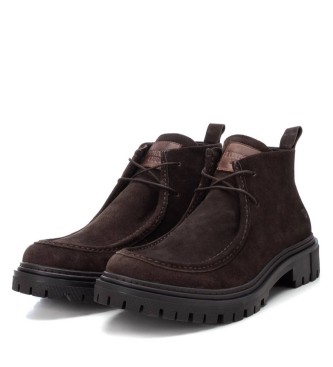 Carmela Bottines en cuir 161211 marron