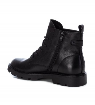 Carmela Bottines en cuir 161219 noir