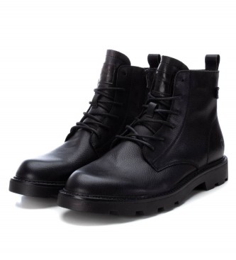 Carmela Bottines en cuir 161219 noir