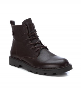 Carmela Bottines en cuir 161219 marron