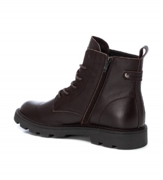 Carmela Bottines en cuir 161219 marron