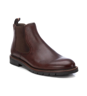 Carmela Botins em pele 161749 castanho