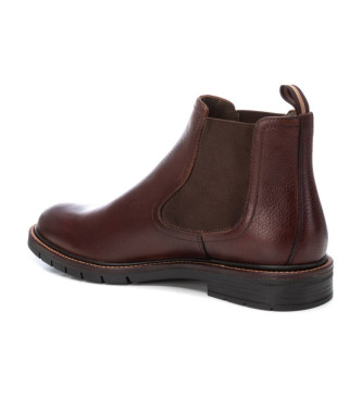 Carmela Botins em pele 161749 castanho