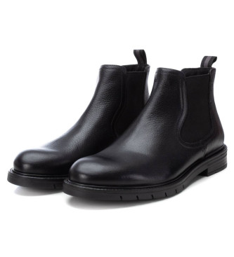 Carmela Bottines en cuir 161749 noir