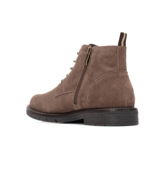 Carmela Botines de Piel 162676 marrn