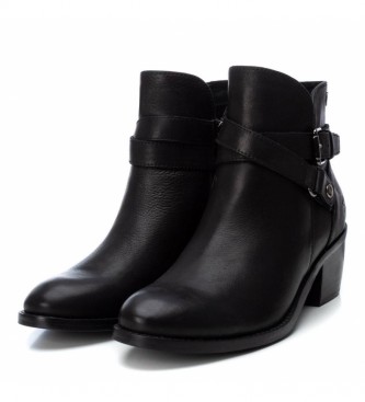 Carmela Leather ankle boots 067551 black -heel height: 6cm
