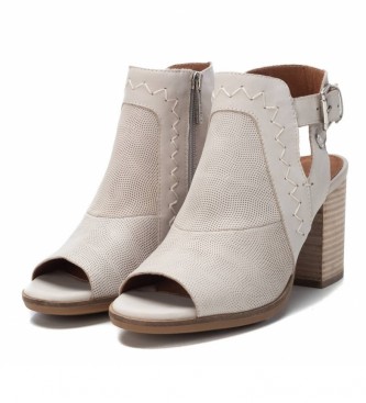 Carmela Leather ankle boots 067670 white -Heel height: 9cm