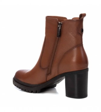 Carmela Leather ankle boots 067912 brown -Height heel: 7 cm