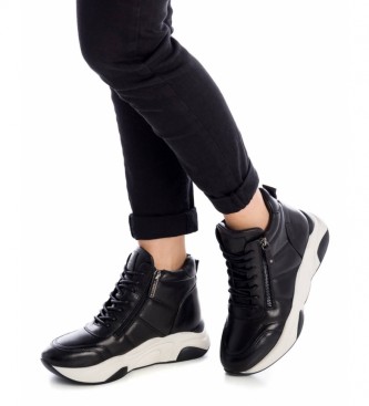 Carmela Leather bootie shoes 067969 black