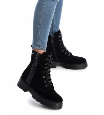 Carmela Leather ankle boots 068005 black