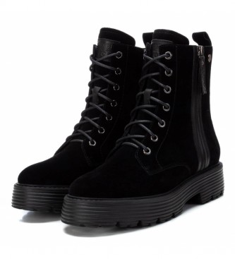 Carmela Leather ankle boots 068005 black