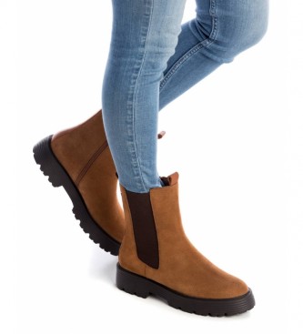 Comprar Carmela Botines de piel 068193 camel - your online Trekking store