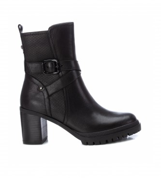 Carmela Leather ankle boots 160265 black -Altira heel: 6cm