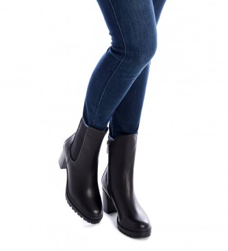Carmela Leather ankle boots 160315 black -Height heel: 8cm