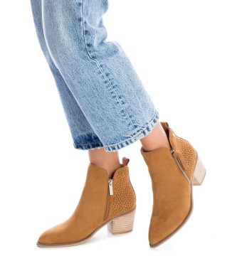 Carmela Ankle Boots 160632 Brown -Heel height 6cm