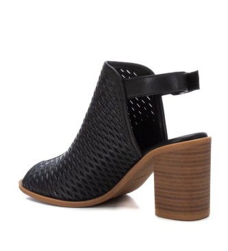 Carmela Sandalo stivaletto in pelle 160642 nero -Altezza tacco n 10cm-