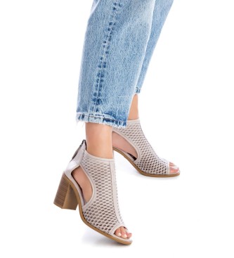 Carmela Sandales en cuir 160646 beige