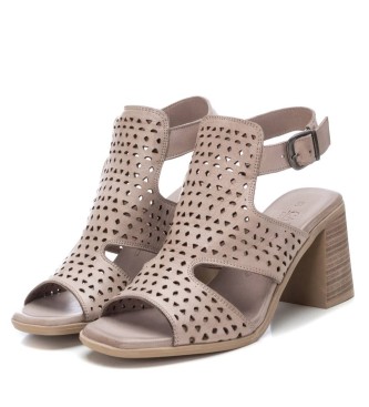 Carmela Sandales en cuir 160649 beige