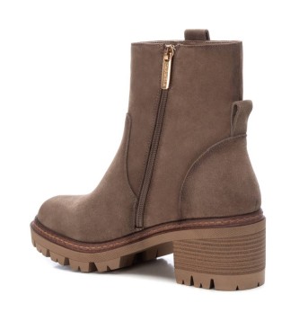 Carmela 160967 taupe ankle boots -heel height: 6cm