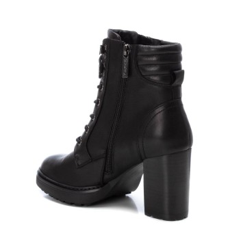 Carmela Leather ankle boots 161178 black -Heel height: 8cm