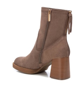 Carmela Ankle boots 161216 taupe -heel height: 8cm