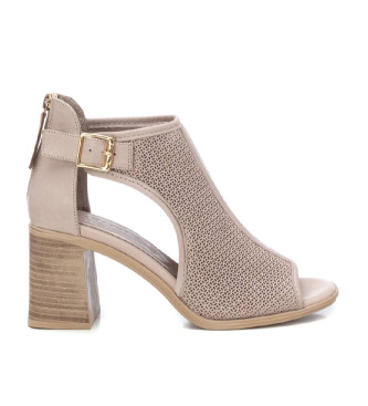 Carmela Leder-Sandalen 161598 taupe