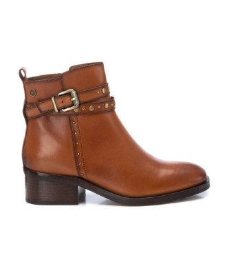 Carmela Leather ankle boots 161713 Brown